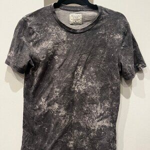 grey smokey abercrombie & fitch muscle t-shirt